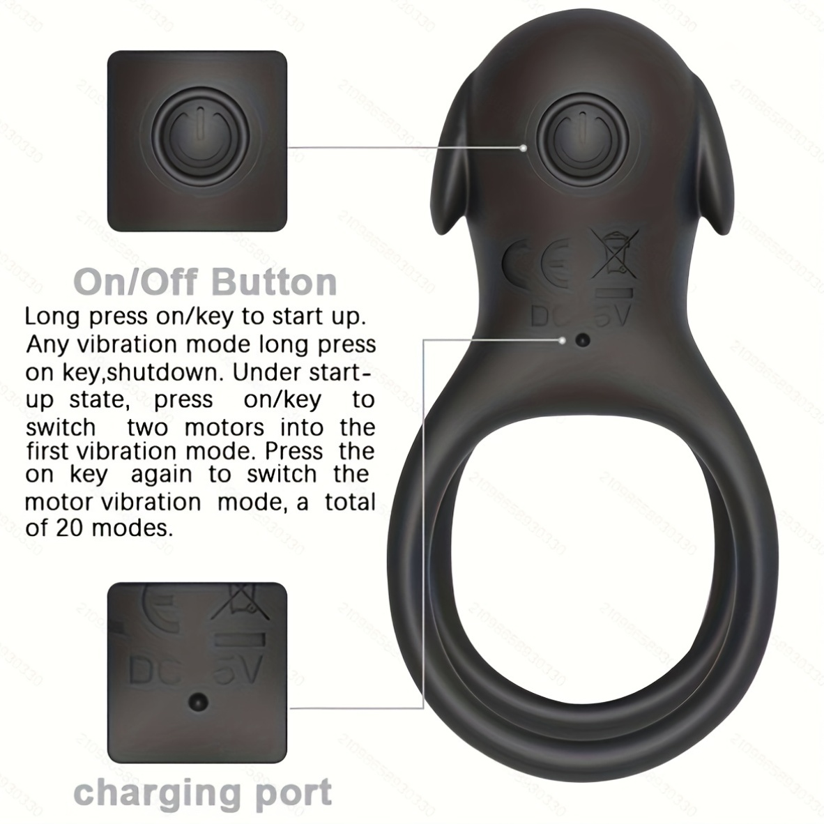 Penis Vibrator Cock Ring