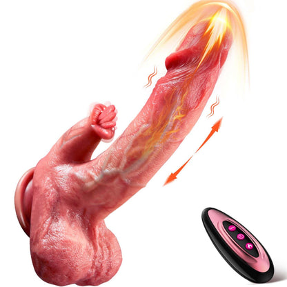 Thrusting  Licking Dildo