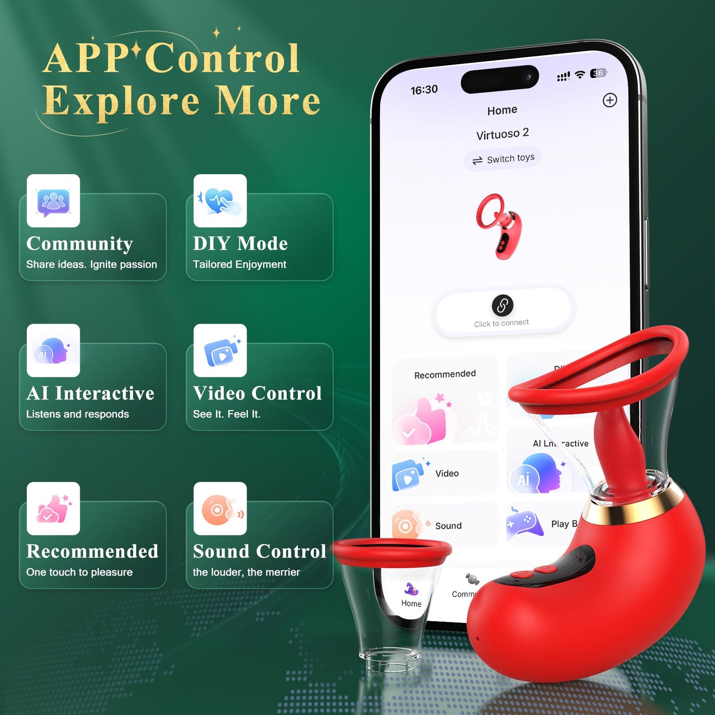 Sucking Tongue Vibrating