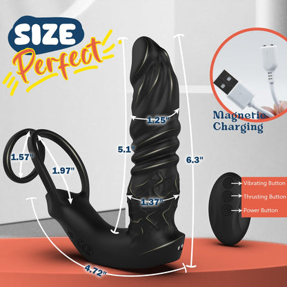 Prostate Massager Thrusting